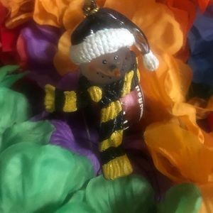 Steelers Snowman Ornament